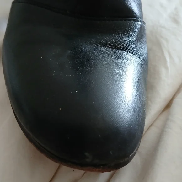 Black Leather Ankle Boots - Picture 4 of 15